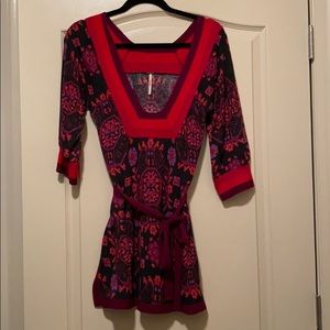 Free people printed tunic dress